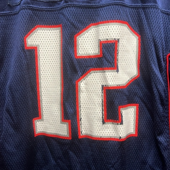 Tom Brady “the goat” 🐐 #12 Patriots Jersey - Picture 3 of 6